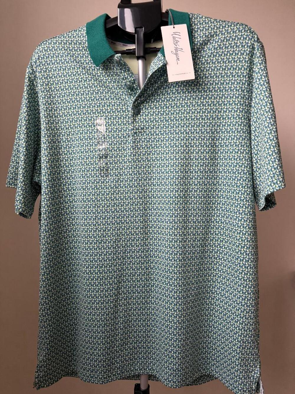 WALTER HAGEN CLUBHOUSE 19TH HOLE POLO CLUB GREEN MARTINI MENS LARGE